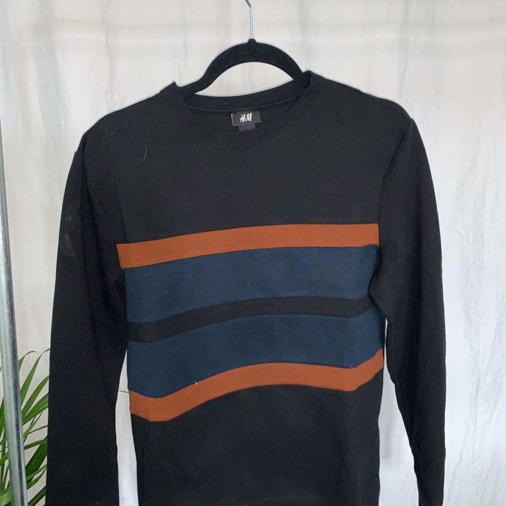 🔥Mens oversized modern colour block sweater